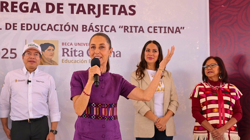 El programa ofrece apoyos económicos a familias vulnerables, con 1,900 pesos bimestrales por hogar y 700 pesos adicionales por estudiante, priorizando secundaria y expandiéndose a preescolar y primaria.