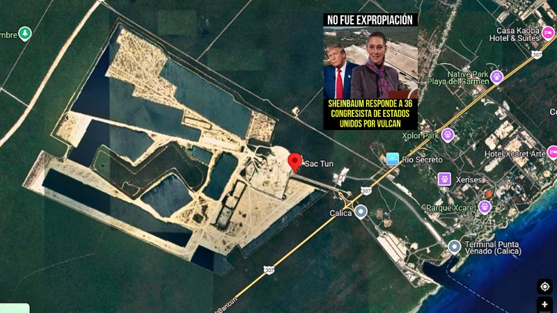 La presidenta de México niega expropiación de terrenos y defiende acciones ambientales en Quintana Roo; enviará carta aclaratoria a Donald Trump