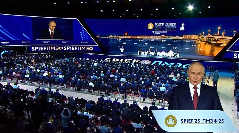 El presidente de Rusia aseguró que el país ya no depende de los hidrocarburos, con un PIB que crece por encima del promedio global y con mayor inversión extranjera