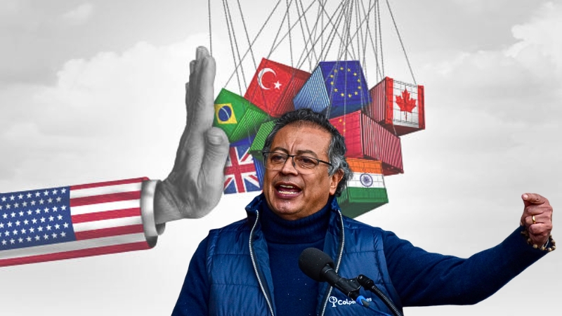 El presidente colombiano defendió su postura en la ONU y afirmó que el país puede diversificar mercados ante eventuales sanciones de EE.UU.