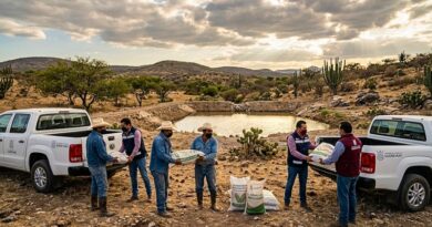Autoridades locales impulsan apoyos de semilla y obras de infraestructura hídrica para mitigar el impacto de las lluvias en zonas vulnerables del semidesierto queretano.