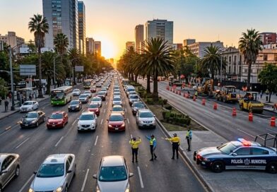 Autoridades estatales y municipales desplegaron vigilancia preventiva en puntos estratégicos para mejorar la seguridad y agilizar el tránsito metropolitano.