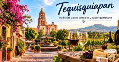 Entre calles coloniales, clima templado y paisajes vitivinícolas, Tequisquiapan conquista a sus visitantes con aguas termales, gastronomía regional y experiencias únicas en la Ruta del Queso y el Vino.