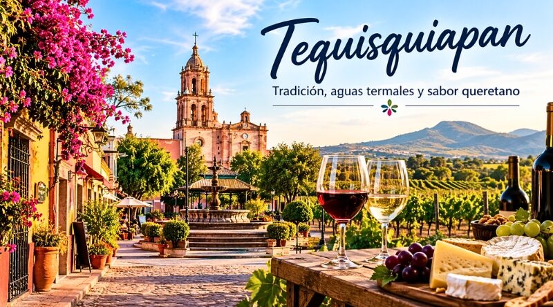 Entre calles coloniales, clima templado y paisajes vitivinícolas, Tequisquiapan conquista a sus visitantes con aguas termales, gastronomía regional y experiencias únicas en la Ruta del Queso y el Vino.